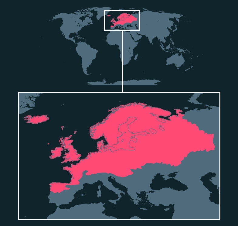 Map location