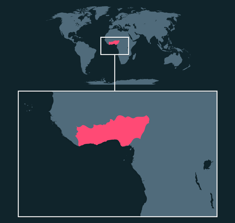 Map location
