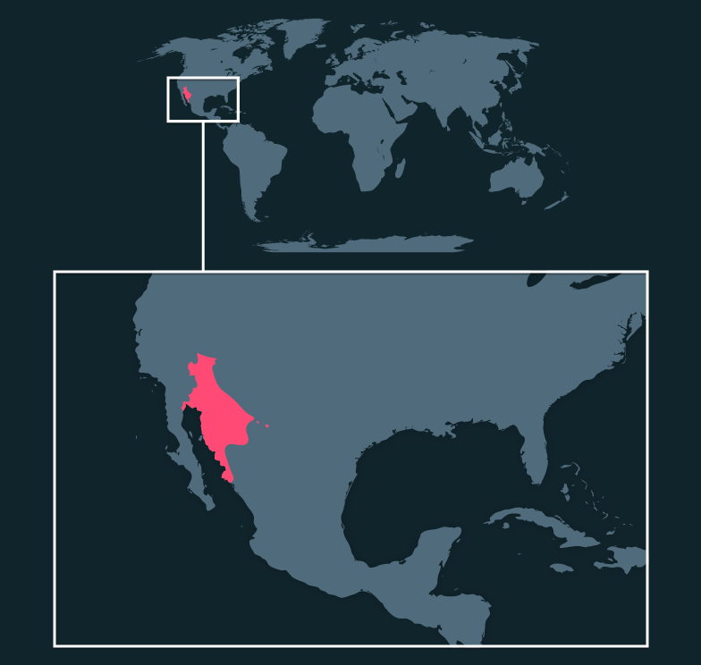 Map location
