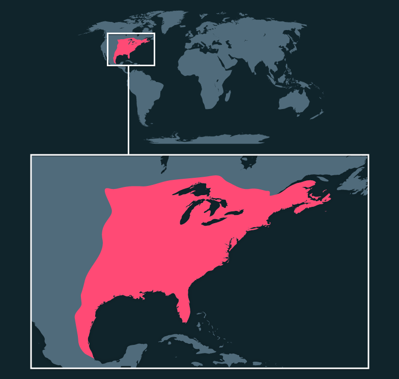 Map location