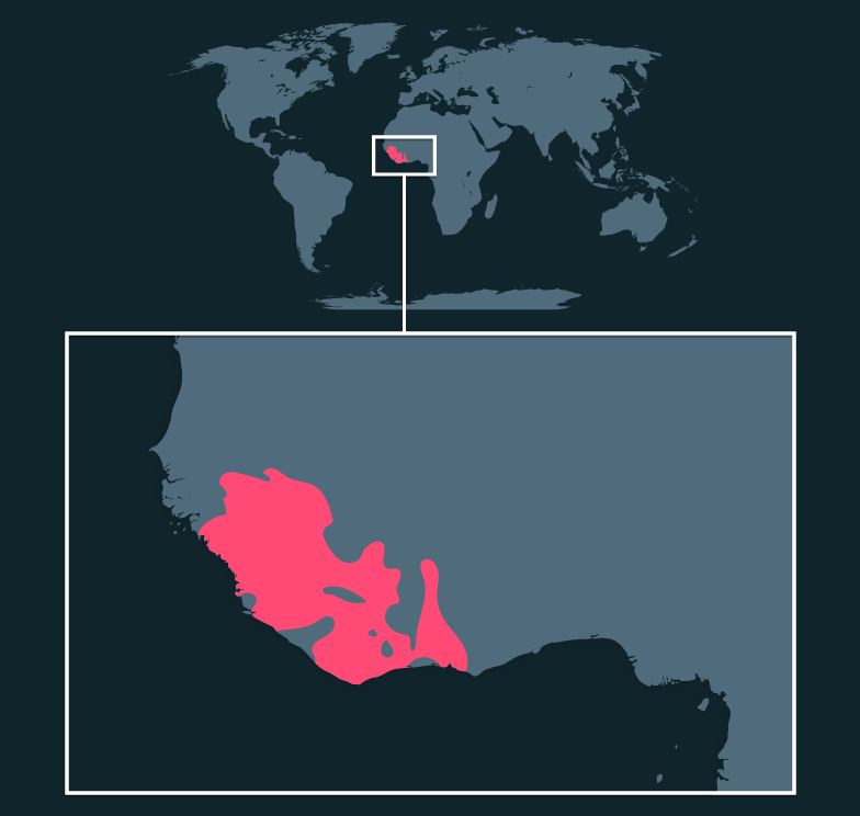 Map location
