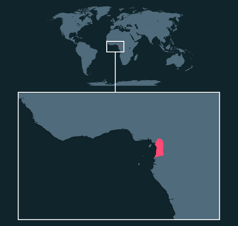 Map location