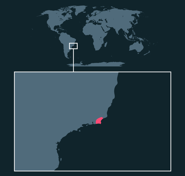 Map location
