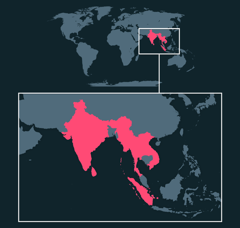 Map location