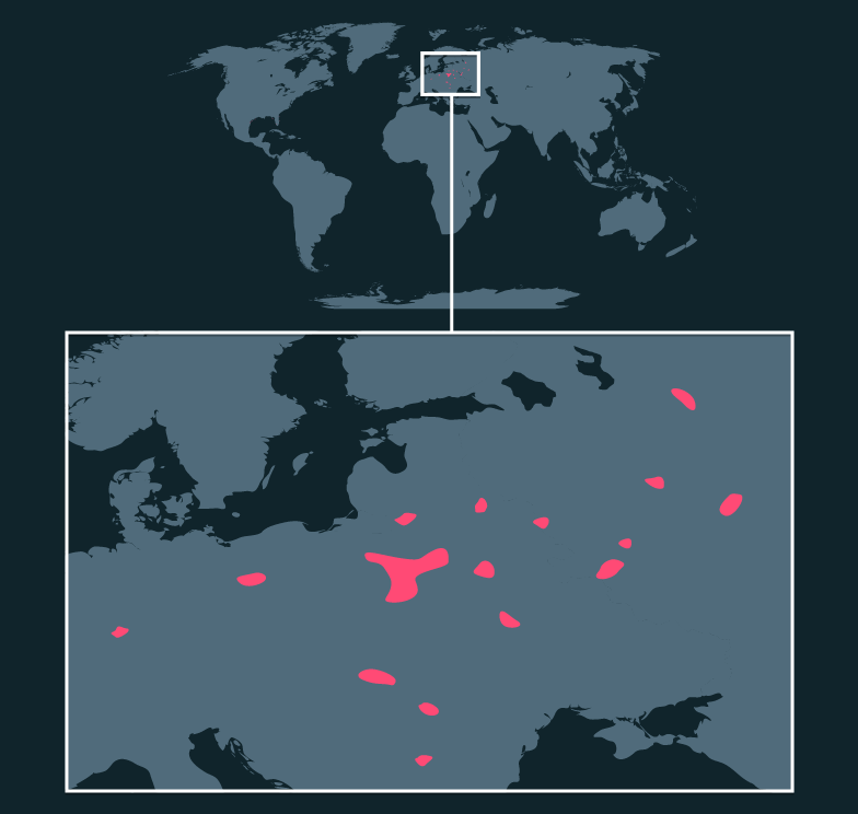Map location